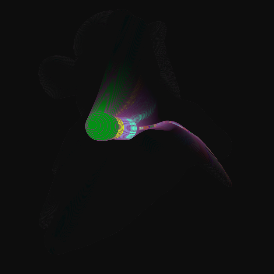 Warping Wobbling Worms #2 static token preview