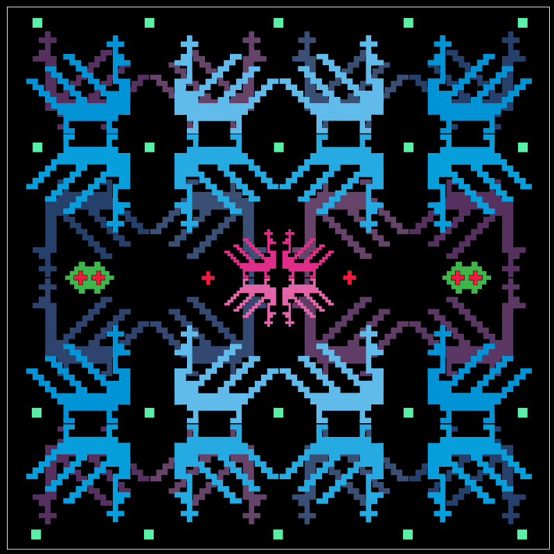 Pixel-Bird Motif #7 static token preview