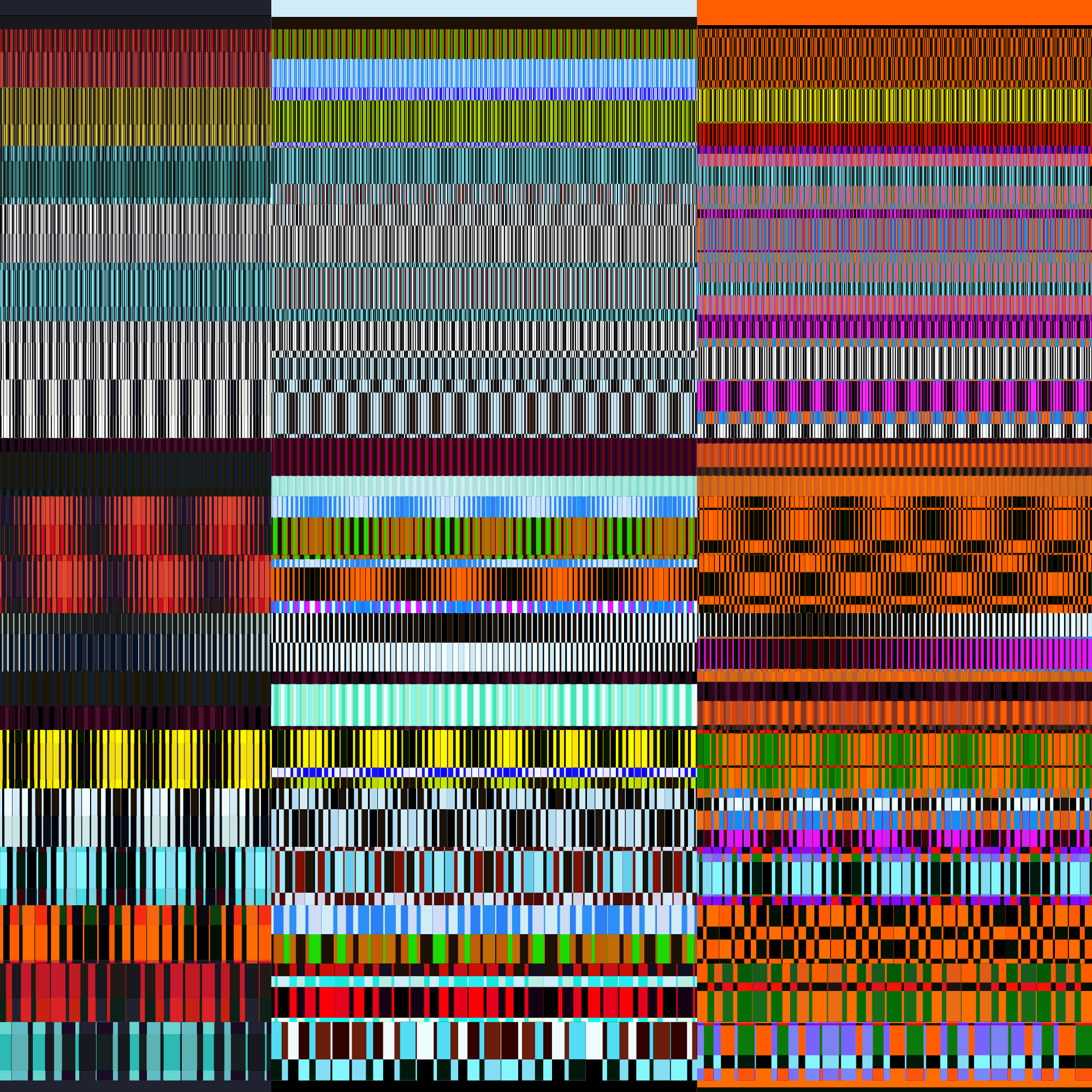 Glitchometry Stripes #10 static token preview