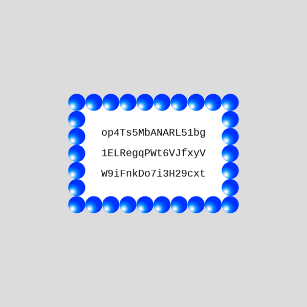Frame of the operation hash #20 static token preview