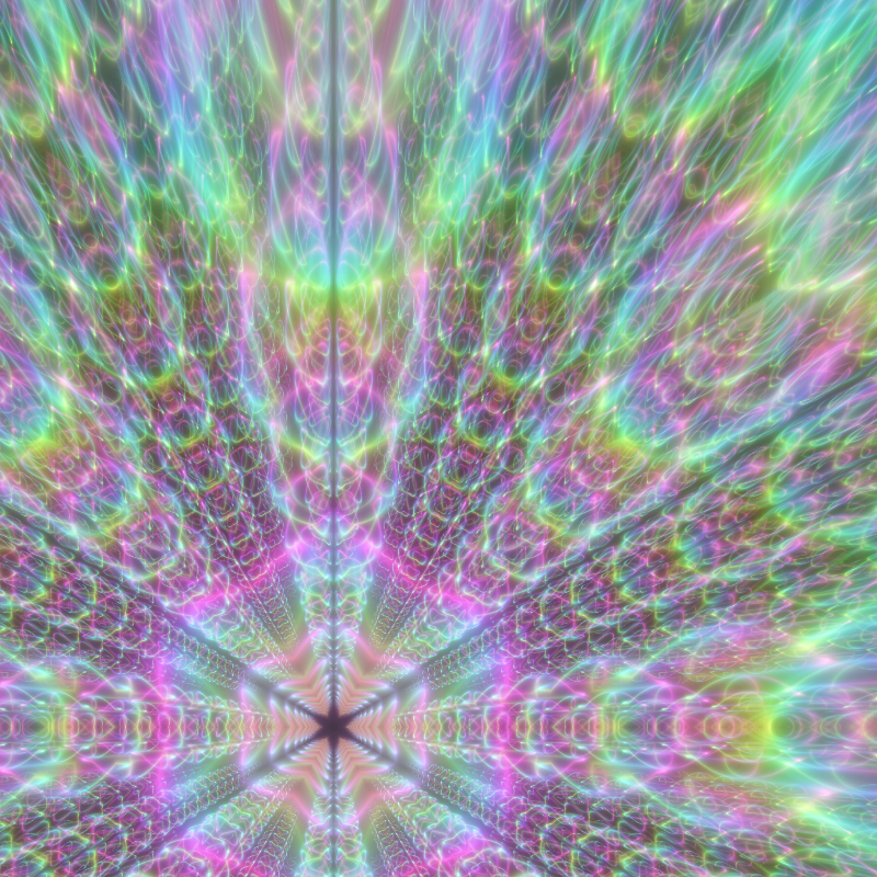 Fluorescent Hexagram #8 static token preview