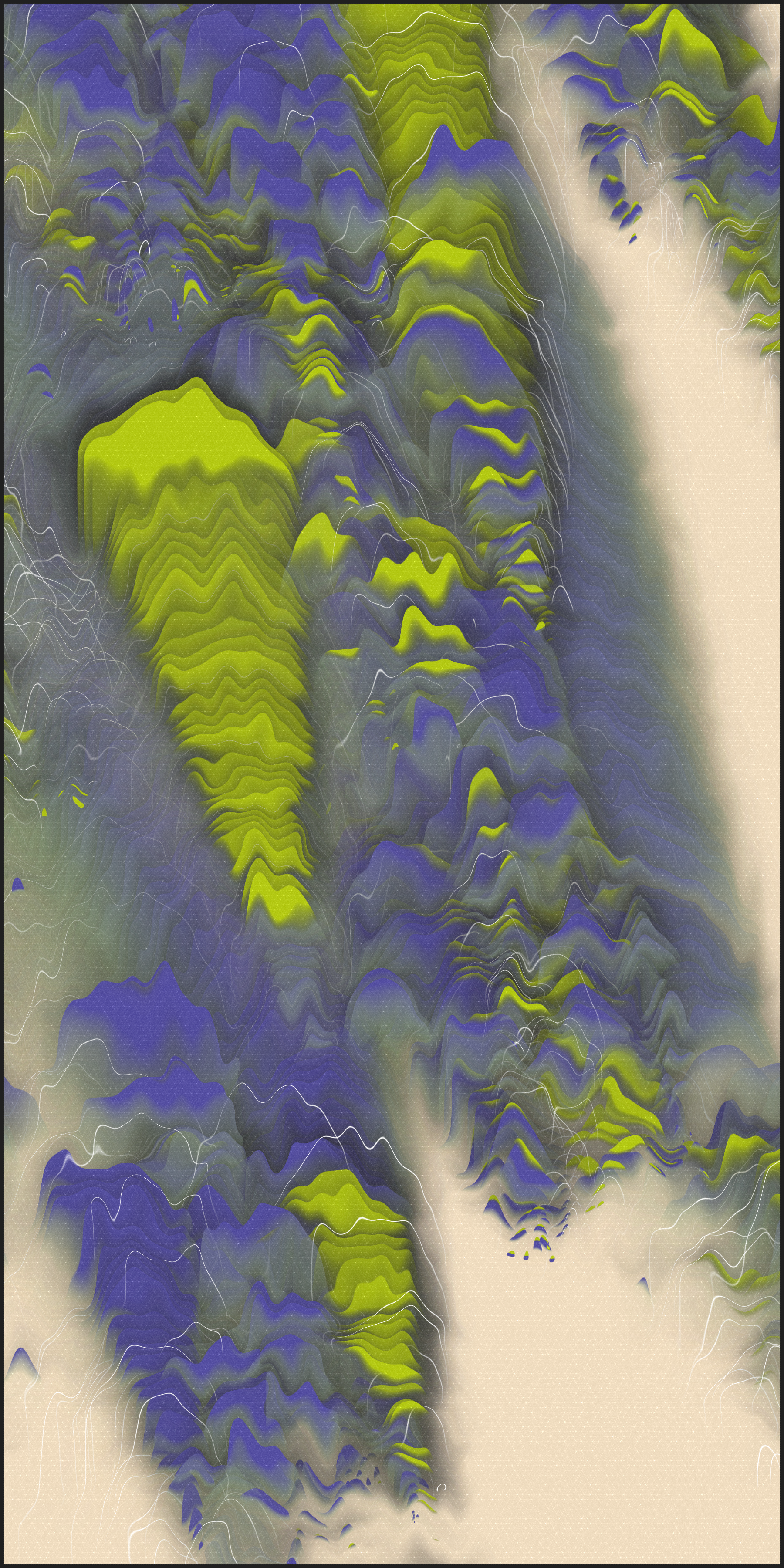 晩夏の山岳 Mountains in Late Summer #6 static token preview