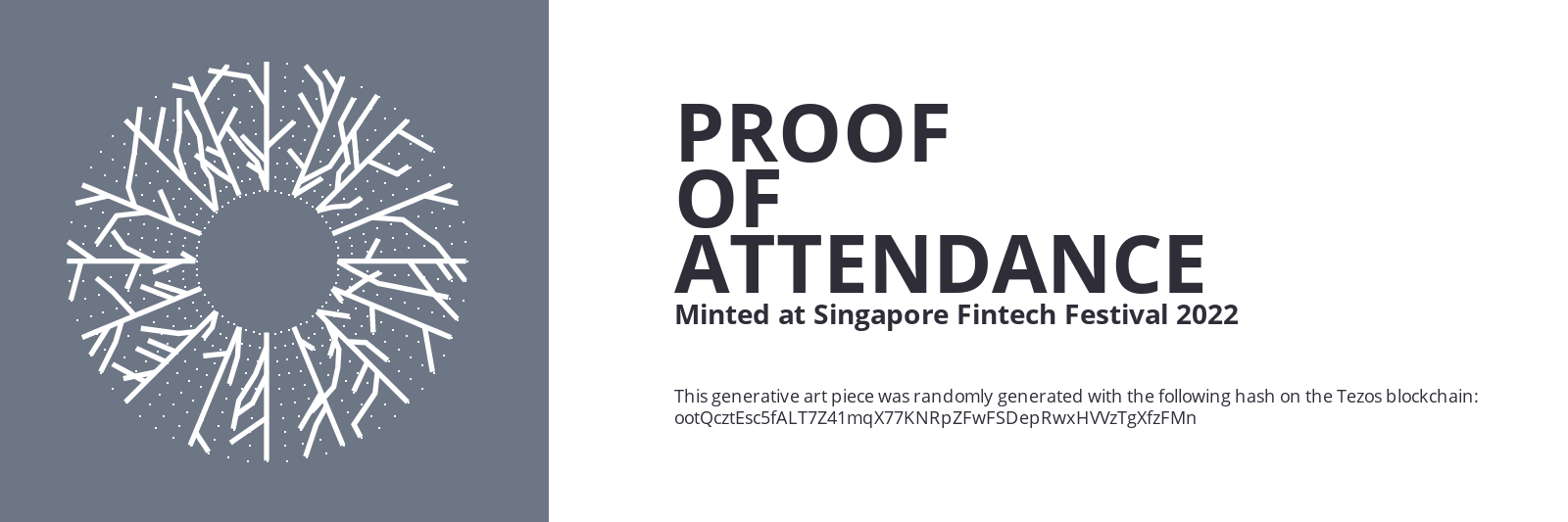 SFF2022 Proof of Attendance Token #1349 static token preview