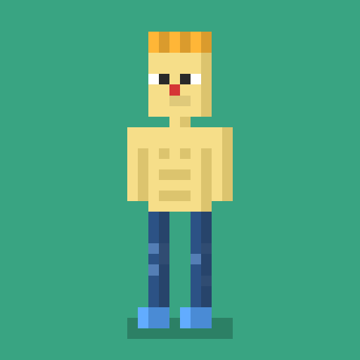 Pixel Dudes #18 static token preview
