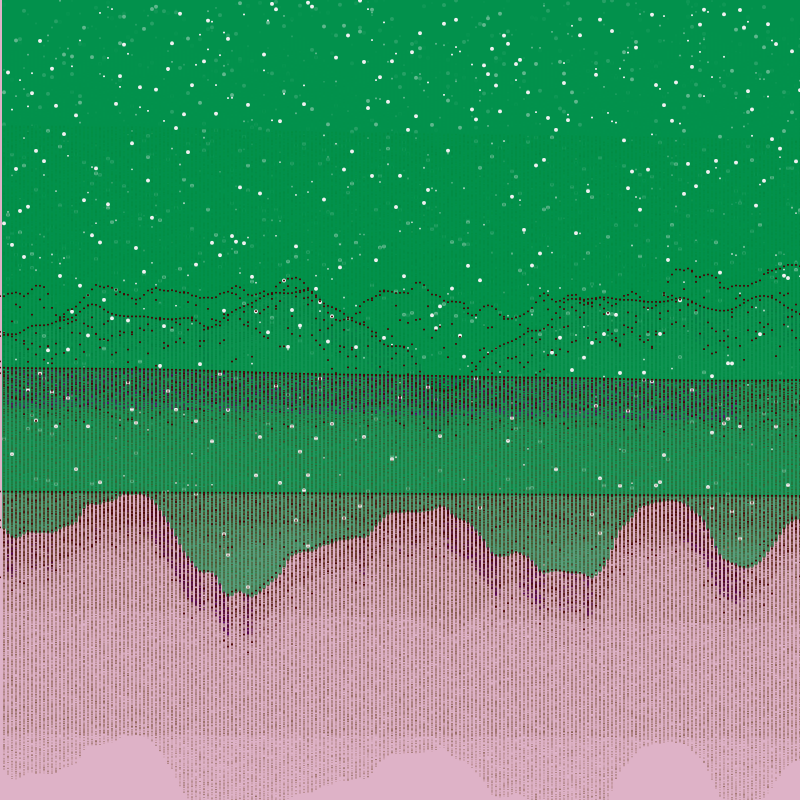 Glitched Mountains GT #14 static token preview
