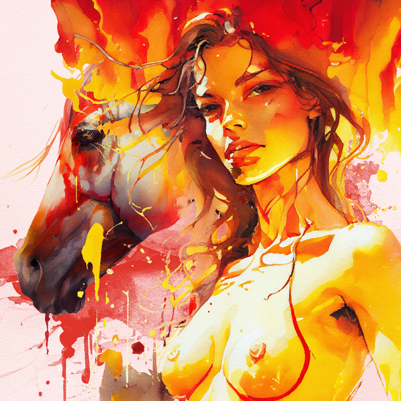 Artemis and Horse #22 static token preview