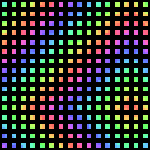 Animated RGB Squares #5 static token preview
