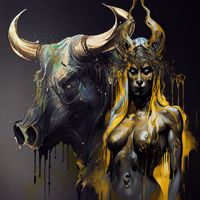 Golden Hera #5 static token preview