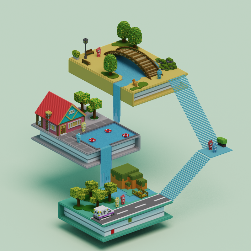 Books and islands #8 static token preview