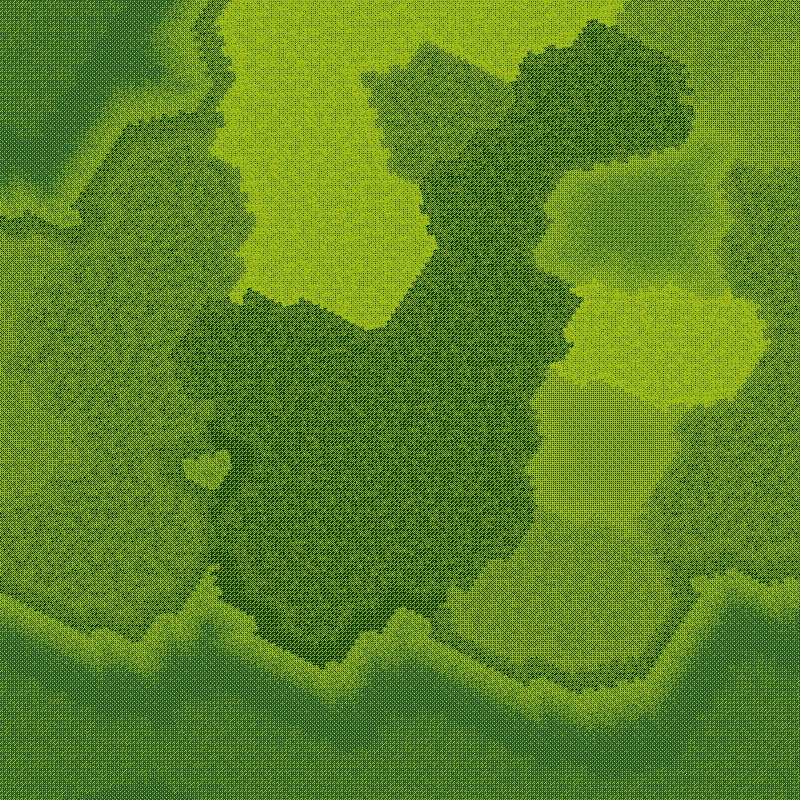Littlecube Maps: Green Dithering #18 static token preview