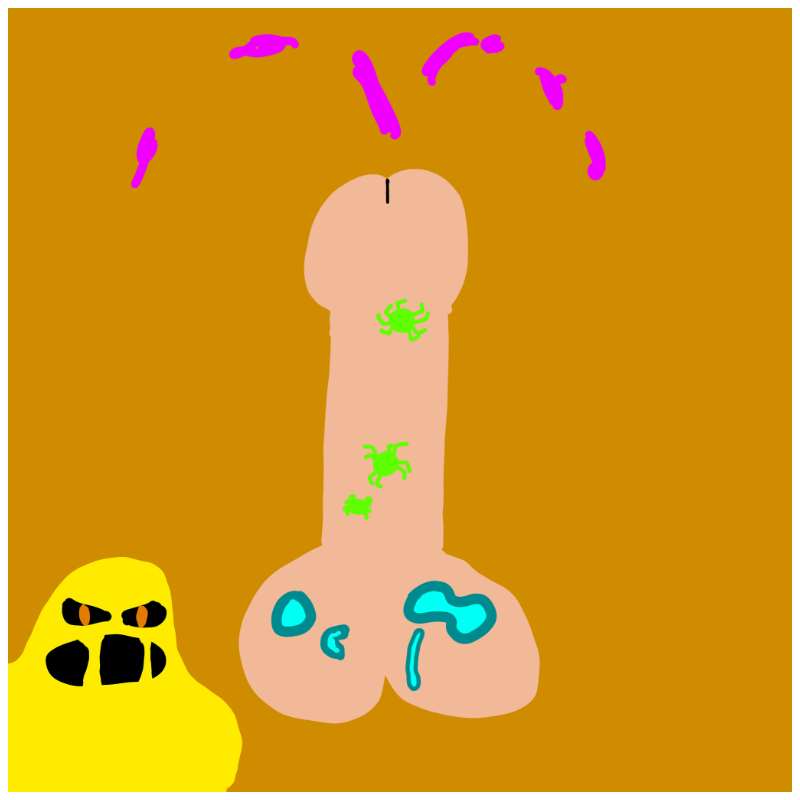Decayed Dickgenerative Art #19 static token preview