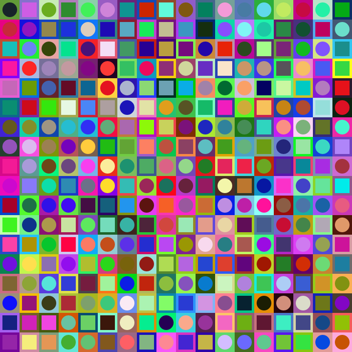Square Dot Composition #309 static token preview
