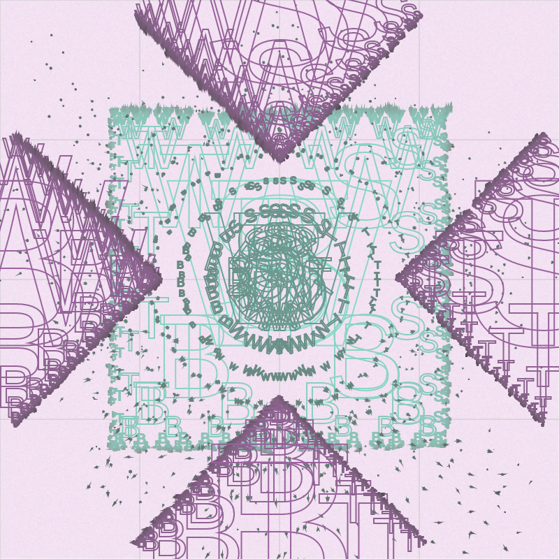 WTBS Logo with Fractals #11 static token preview