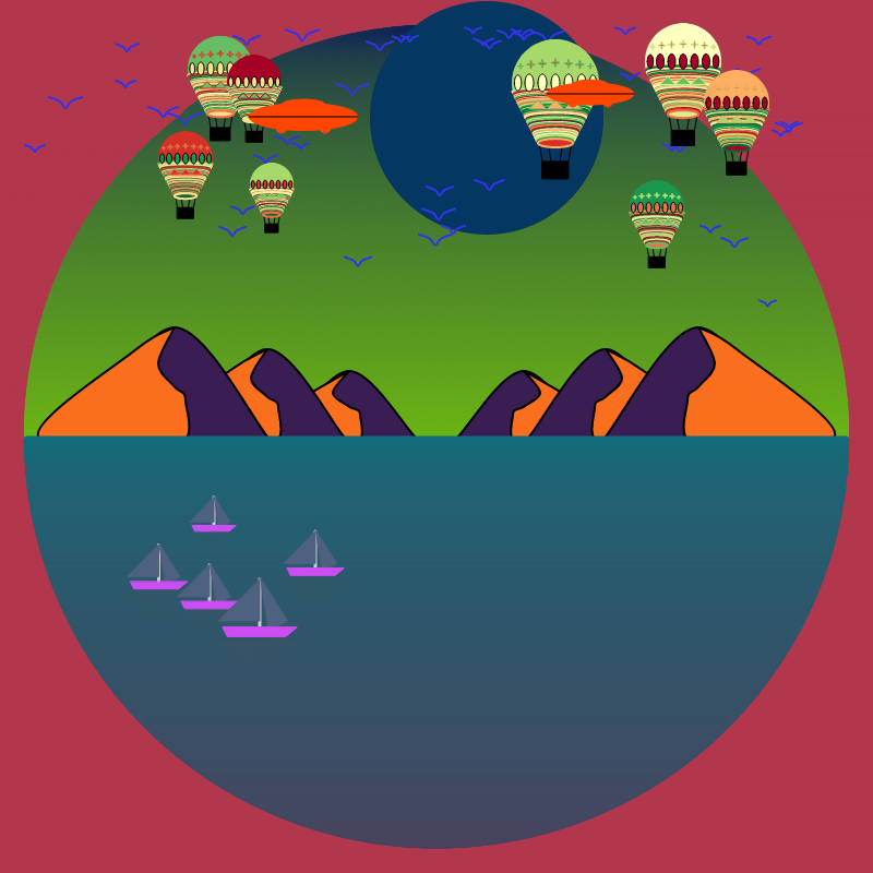 Sunset View #10 static token preview