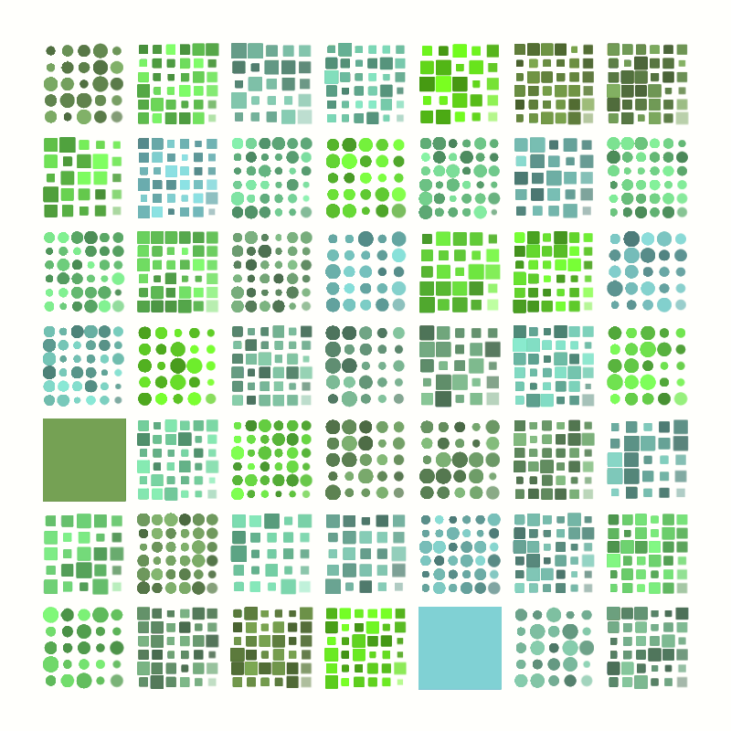 Pastel Grid #13 static token preview