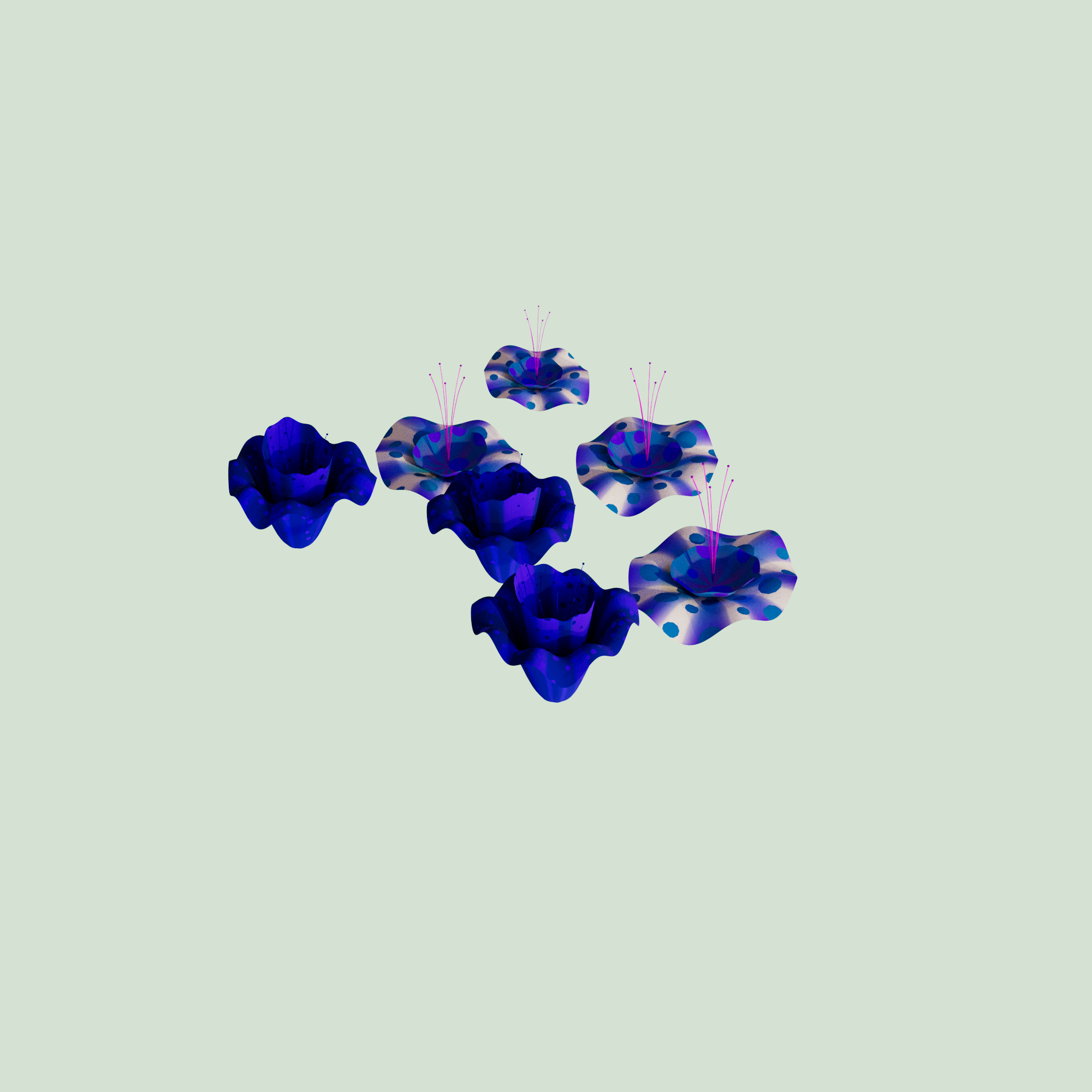 Study of Parametric Flowers #1 static token preview