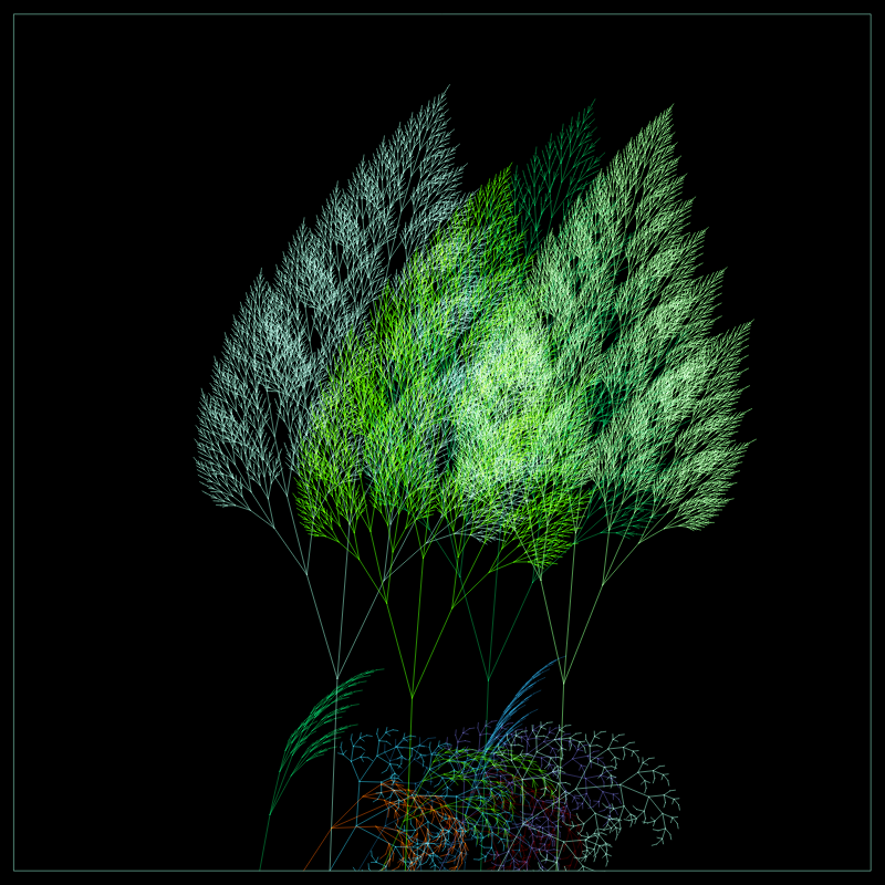 Fractal Forest #19 static token preview