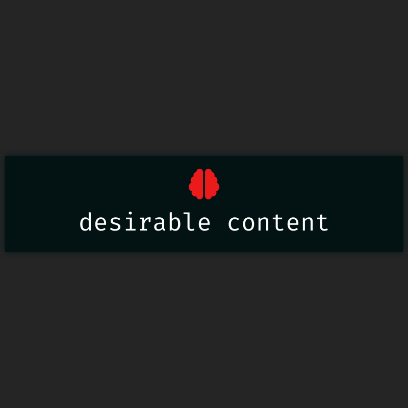 desirable content #25 static token preview