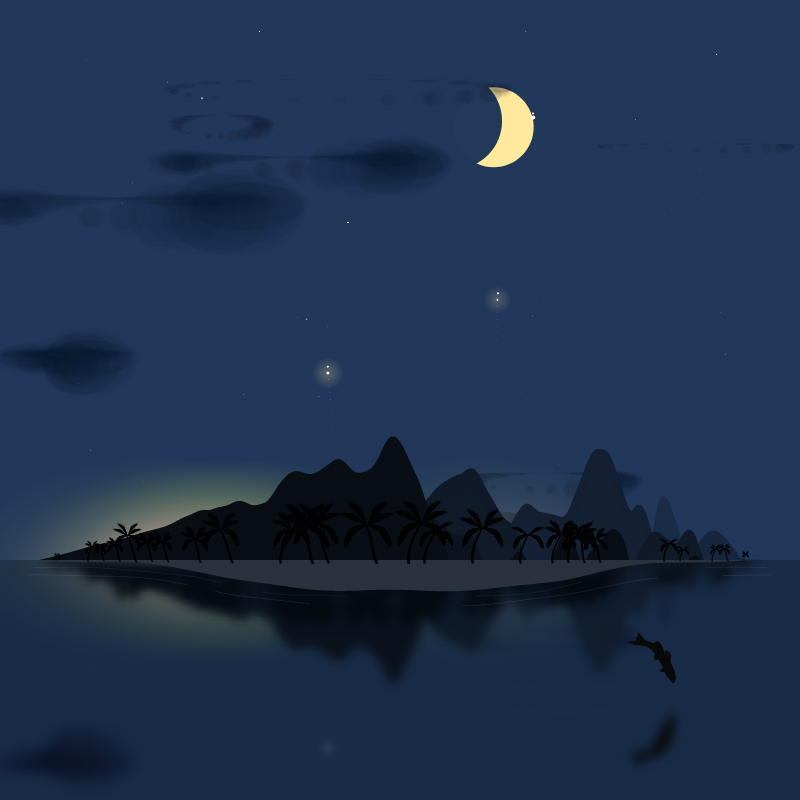 Fireworks Island #9 static token preview