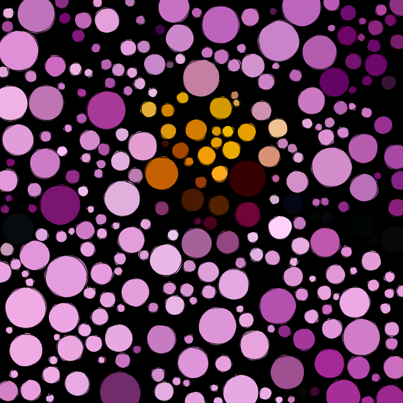 roughly packed flowers #22 static token preview
