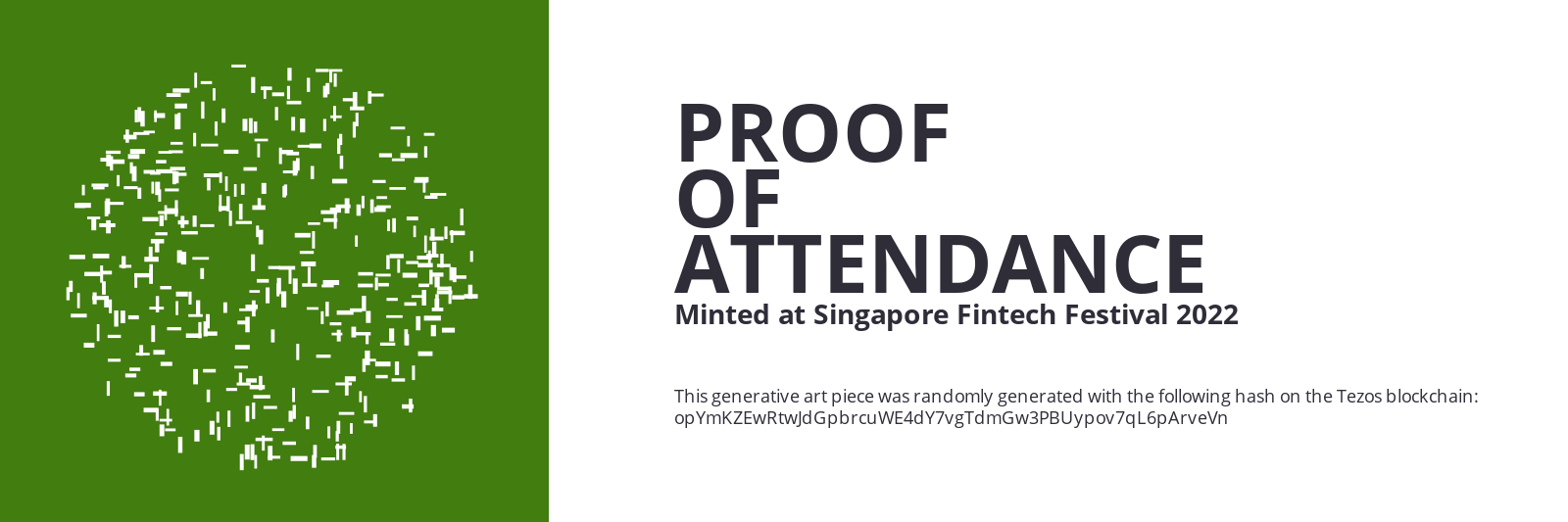 SFF2022 Proof of Attendance Token #677 static token preview