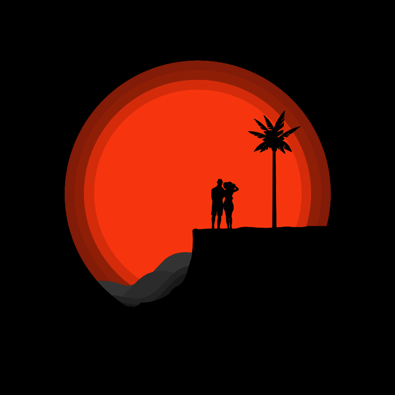 Romantic Sunset #13 static token preview