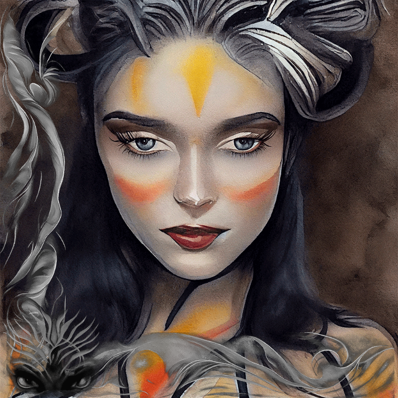 Capricorn Girl #1 static token preview