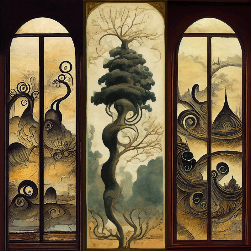 AI Dark Garden #12 static token preview