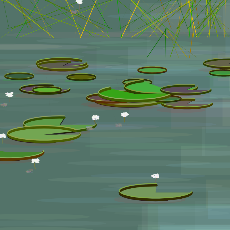 Water Lilies #9 static token preview