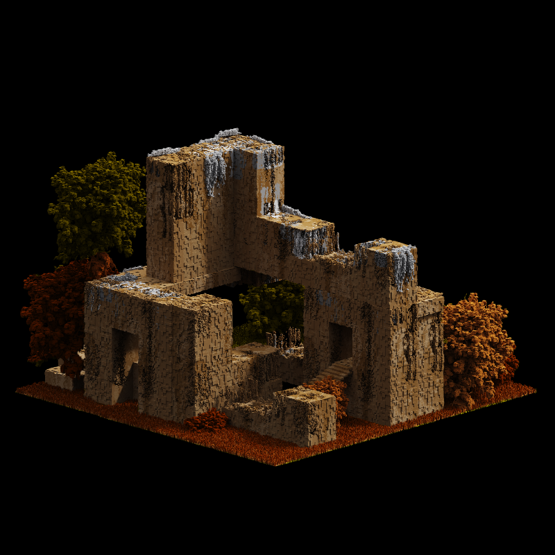 The voxel house #N1 #7 static token preview