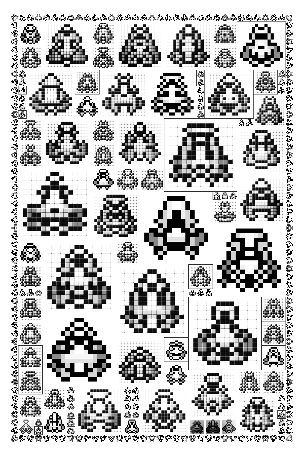 Pixel Spaceships #9 static token preview