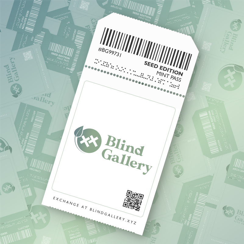Blind Gallery Mint Pass (Seed Edition) #18 static token preview
