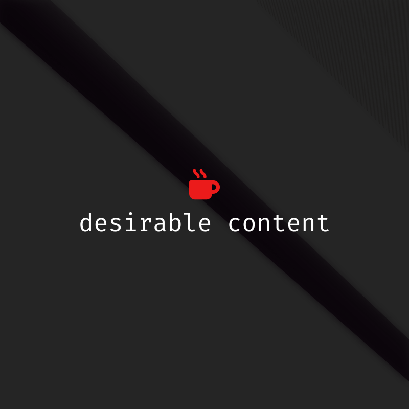 desirable content #5 static token preview