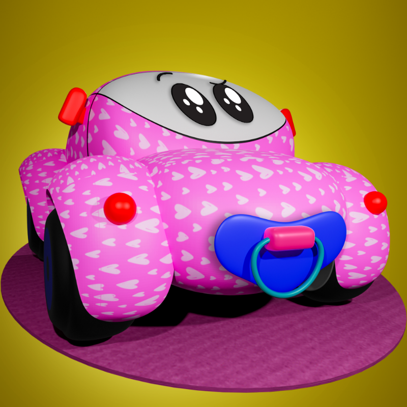 Morixels Colab #8 BabyCar #18 static token preview