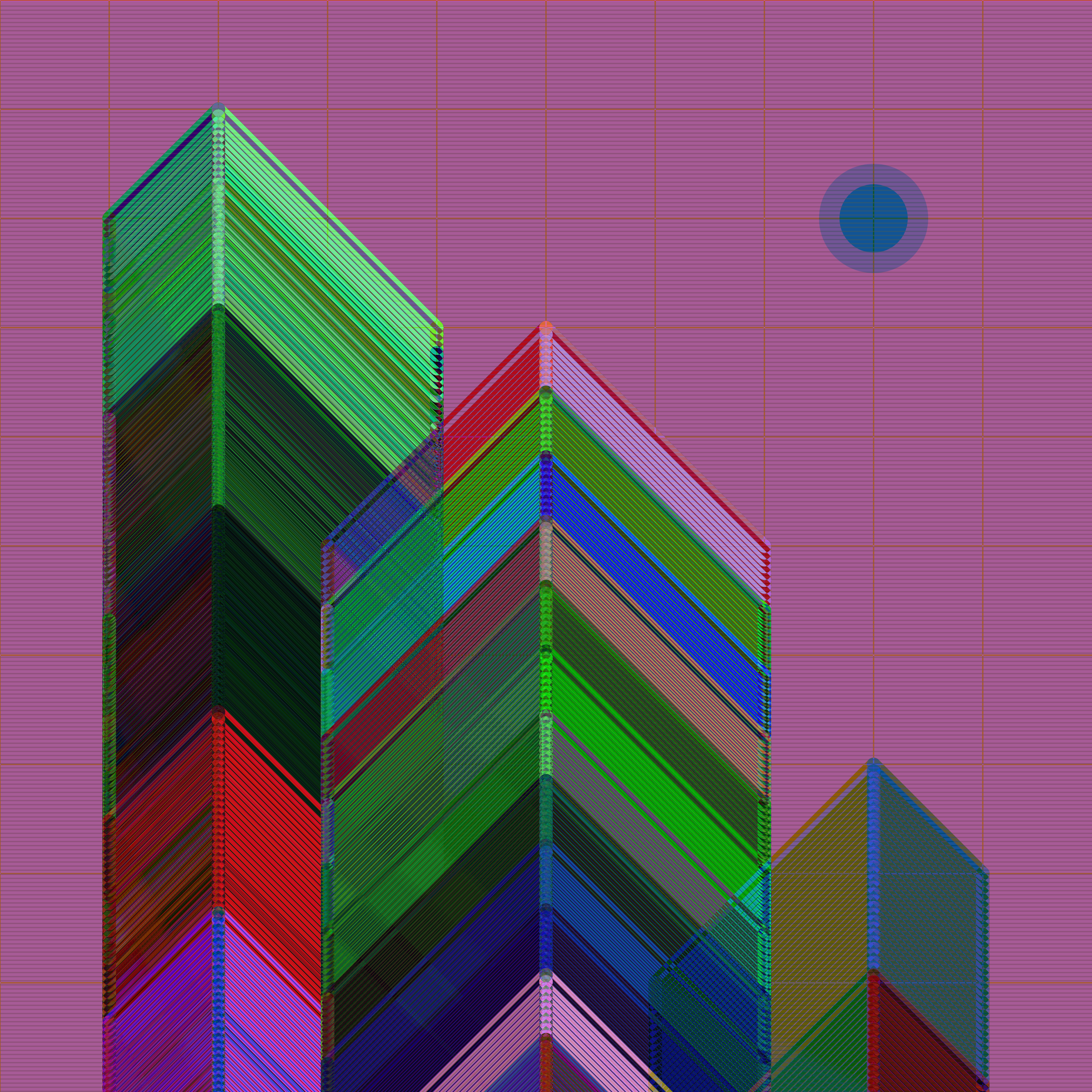 Retro Towers #1 static token preview