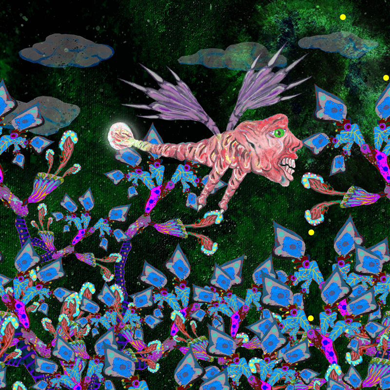 Fireflies and Flower Gardens #24 static token preview