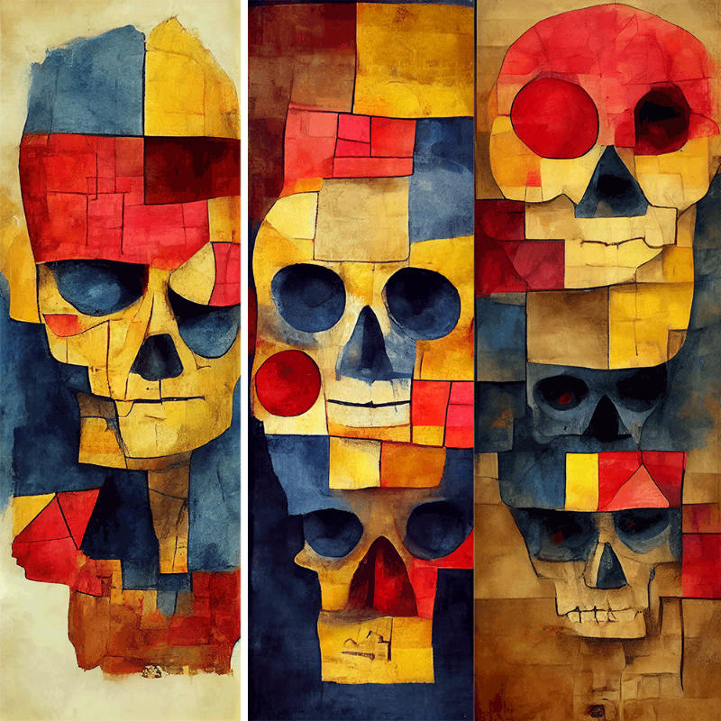 AI Skull #7 static token preview