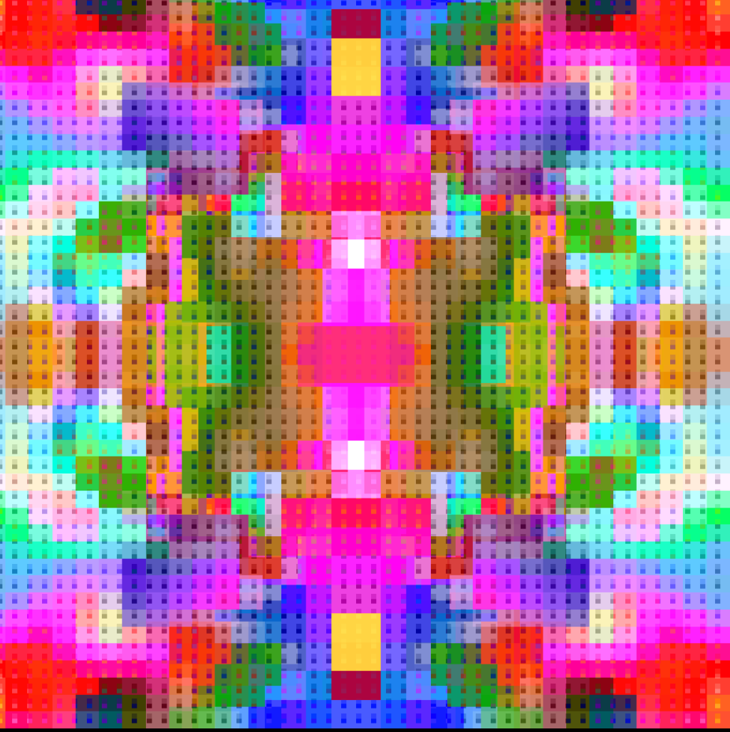 Magical Pixelated Kaleidoscope #14 static token preview