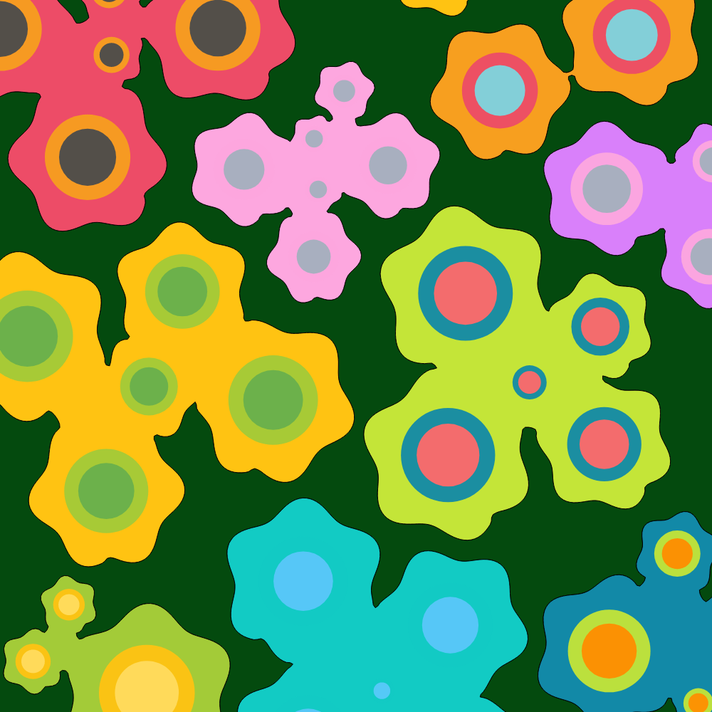 Colorful cartoon shapes(free edition) #13 static token preview