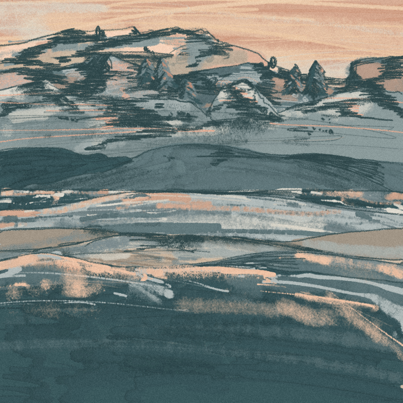 Postcard From The Mountains #7 static token preview