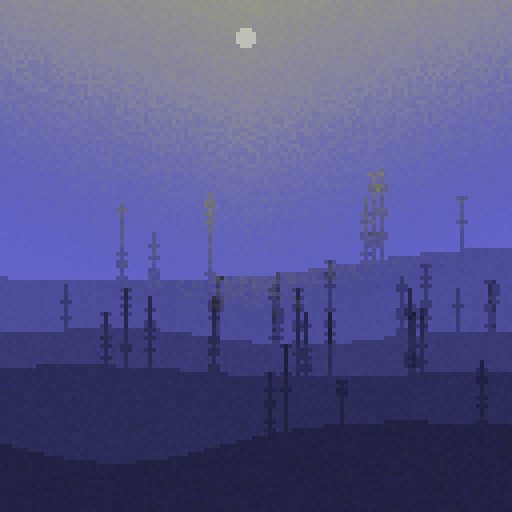 Pixel Forest #6 static token preview