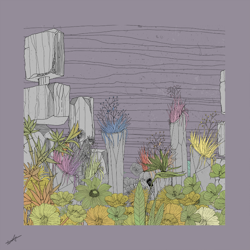 Garden of Lines #Rocks_Blooms #26 static token preview