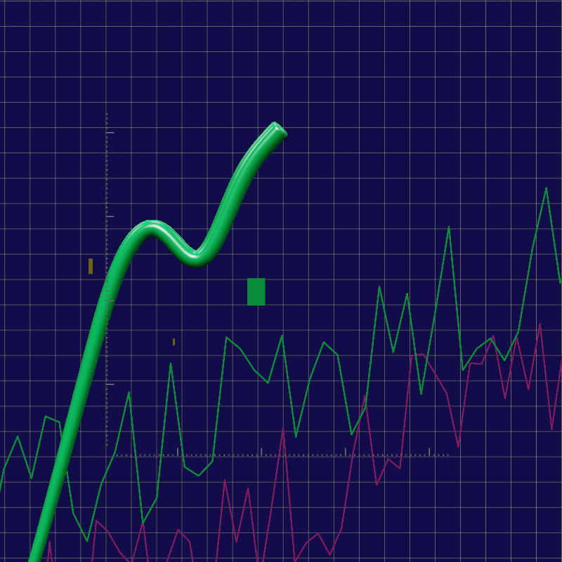 Line Go Up #5 static token preview