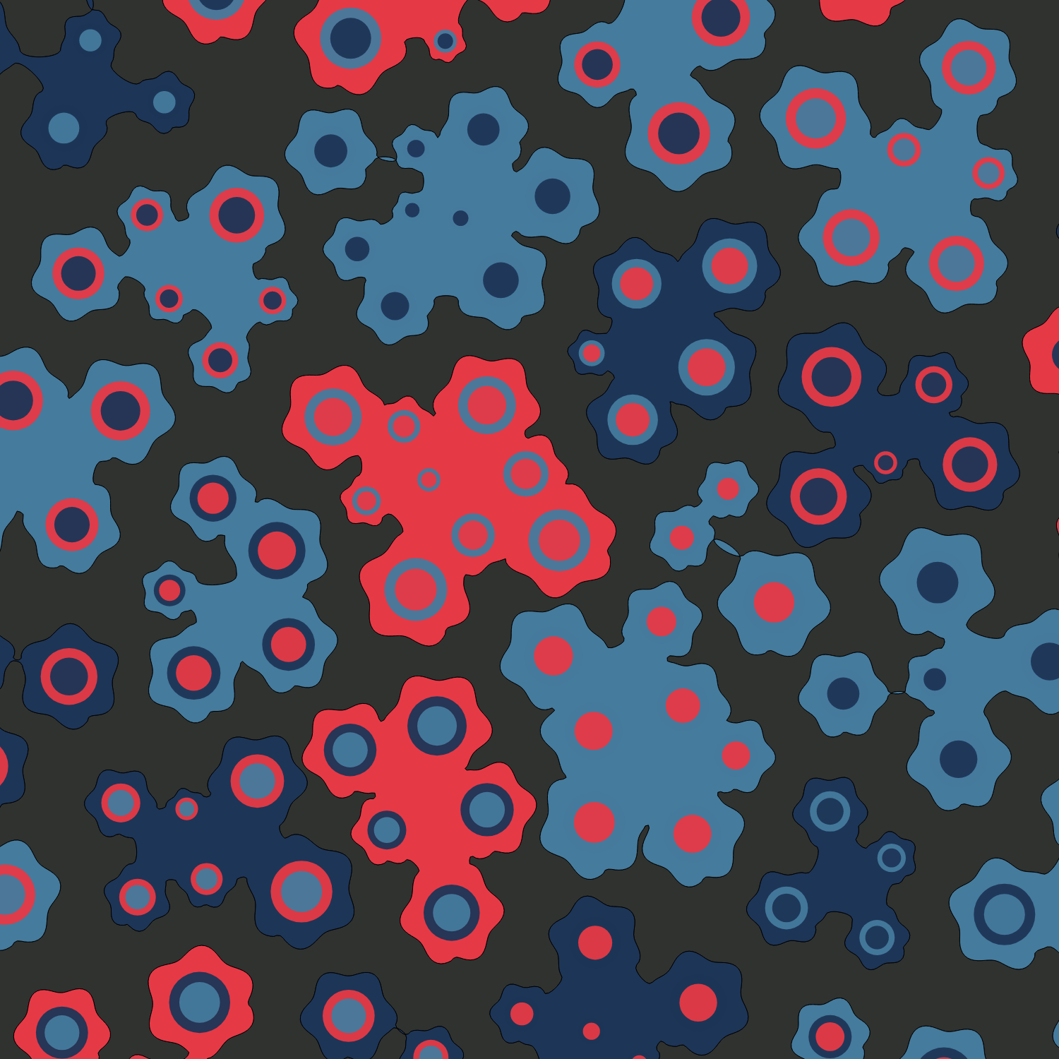Geometric colorful shapes (Free edition) #130 static token preview