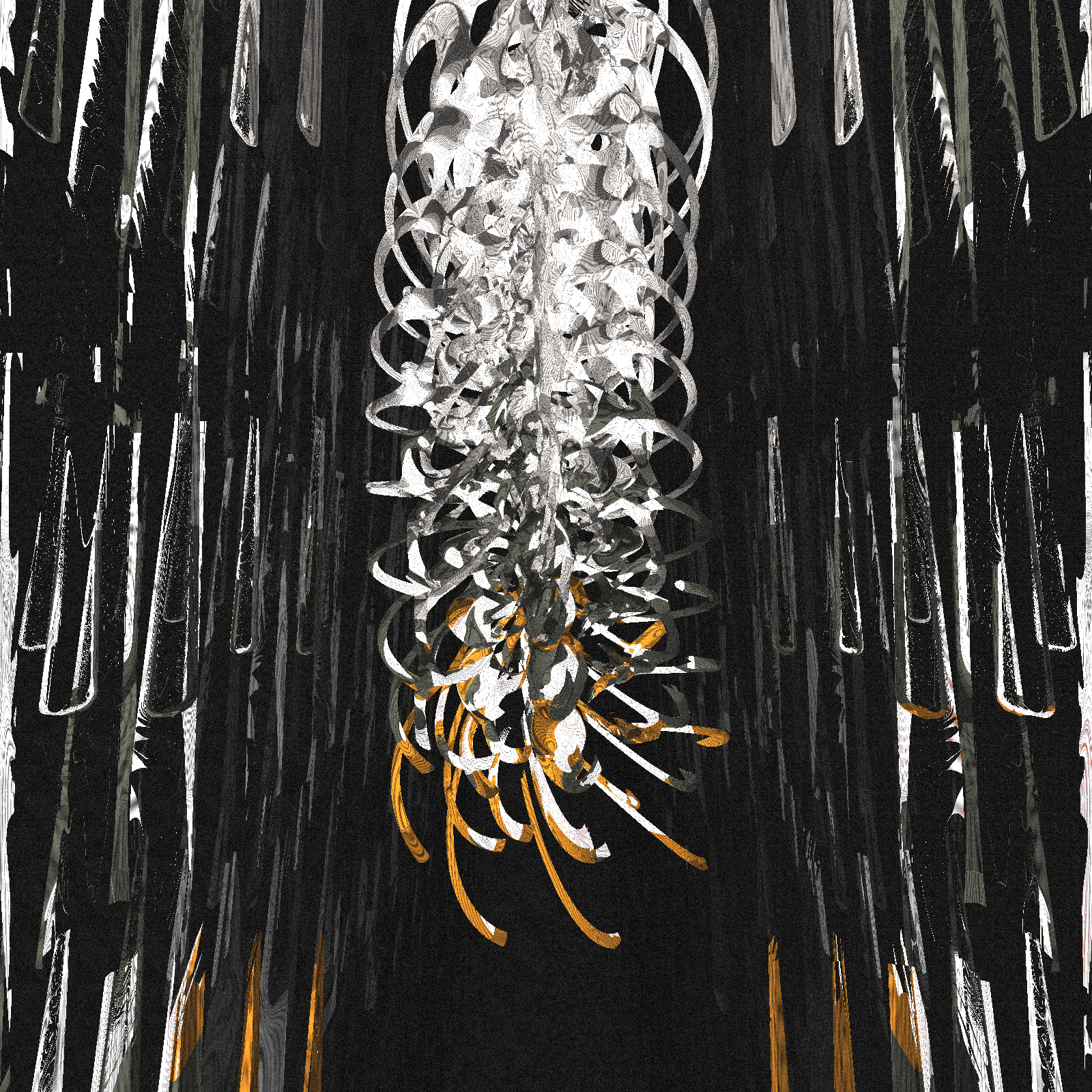 Several pairs of narrow, curved strips #21 static token preview