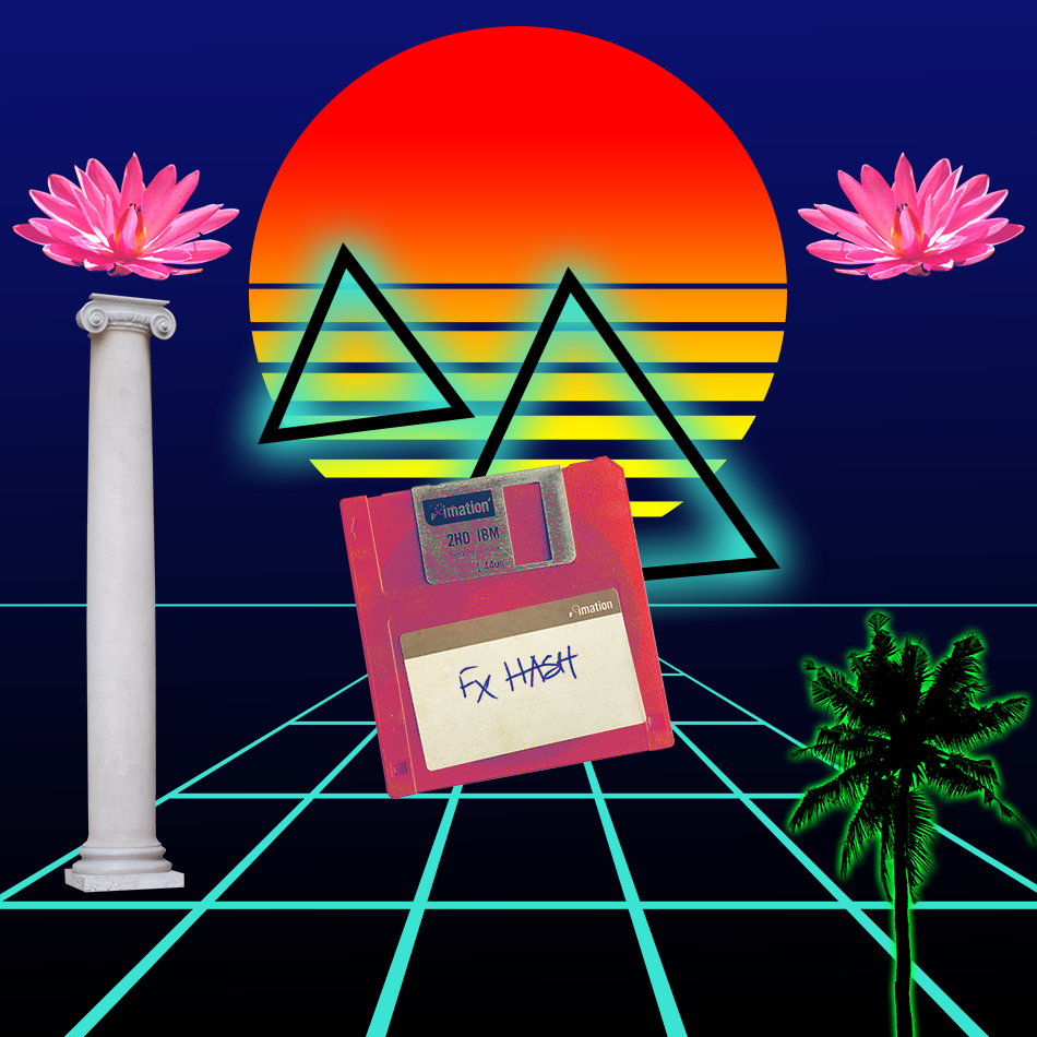 S Y N T H W A V E Nightlife Generator #8 static token preview