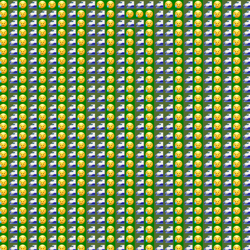 Elementary Cellular Emoji Automata #172 static token preview