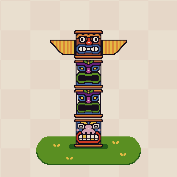 Tiki Totem #15 static token preview