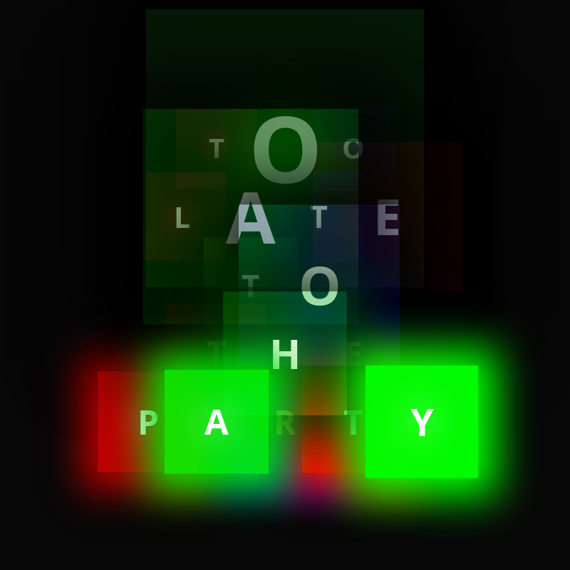 TOO LATE TO THE PARTY #8 static token preview