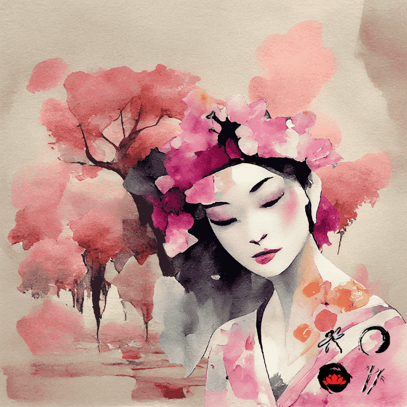 Pink Geisha #3 static token preview